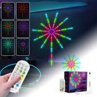 Firework LED Strip Light Kit with Music Sound Remote Control neon lights atmosphere Strip light For Christmas Bedroom Party