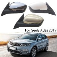 ชุดกระจกมองหลังภายนอกสำหรับรถยนต์ Geely Atlas Boyue Emgrand X7 2016-2019พร้อมกล้องพับไฟฟ้า