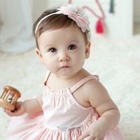 Kids Cute Headband Mesh Elastic Infants Hairband Flower Hair Accessories