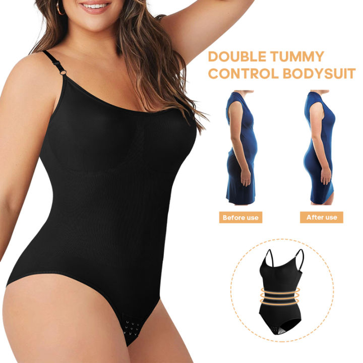 Burvogue Women Sexy Seamless Body Shaper Butt Lifter Tummy Control  Bodysuits Push Up Shapewear Slimming Underwear Waist Trainer