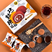 Mau moi 2023  Bánh mochi Phủ Socola đâu phộng Fasimiyu 180g Socola mochi