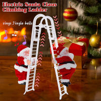 2021 Christmas Decoration Santa Claus Electric Climb Ladder Christmas Tree Ornaments Decor For New Year Christmas Kids Gifts