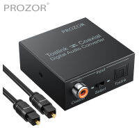 Prozor Bi-Directional Coaxial To SPDIF Optical Toslink ตัวแปลงสัญญาณเสียงดิจิตอล Splitter สำหรับ5.1CH Plug &amp; Play พร้อมสาย Toslink