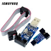 {: 》: 1ชุด10Pin เป็น6ขาบอร์ดอะแดปเตอร์ + USBASP USBISP AVR โปรแกรมเมอร์ USB ATMEGA8 ATMEGA128 Attiny/CAN/PWM โมดูลสาย10Pin DIY