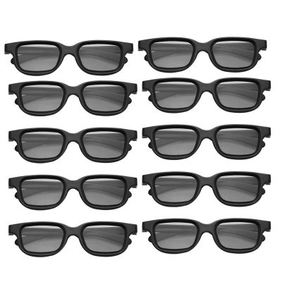 20Pcs Polarized Passive 3D Glasses for 3D TV Real 3D Cinemas for Sony Panasonic 3D Gaming and TV Frame