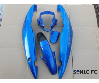 ชุดสี sonic new สีน้ำเงินแก้ว 325 โซนิค ตัวใหม่ (7 ชิ้น) ไม่ติดลาย