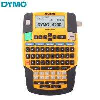 DYMO 4200เครื่องพิมพ์ฉลาก DYMO Rhino ผลิตฉลากอุตสาหกรรม4200สำหรับเทปป้ายไวนิลไนล่อนยืดหยุ่น45013 45023 18443 18444 18432