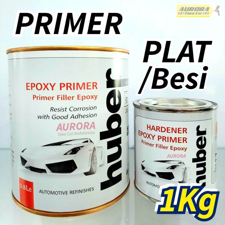 Epoxy PRIMER 1Kilo Dasaran Kuat Untuk Plat / Besi / Baja / Logam / Bodi ...