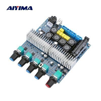 AIYIMA Upgraded TPA3116 Subwoofer Amplifier Audio Board 2.1 HiFi Amplificador USB DAC Bluetooth 5.0 Power Amplifiers 2x50W 100W
