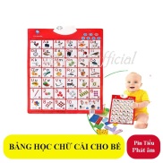 Bảng chữ cái và chữ số tiếng Việt điện tử nói treo tường cho bé