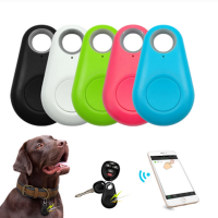 Pet Smart GPS Tracker Mini Anti-Lost Keychain Waterproof Locator Tracer For Pet Dog Cat Kids Car Wallet Key Collar Accessories