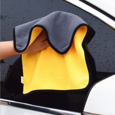 new Car Body Washing Towels Double Layer Clean Rags for KIA RIO Ford Focus Hyundai IX35 Solaris Mitsubishi ASX Outlander Pajero