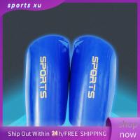 SPORTS XU 1 Pair PE PE ที่จับหน้าแข้งฟุตบอล ระบายอากาศได้ระบายอากาศ 8สี ตัวป้องกันขา ของใหม่ สีฟ้าสีดำสีขาว แผ่นรองหน้าแข้ง เด็กเด็กผู้ชายผู้ชาย