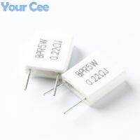 ☃✁ 50pcs 5W 0.22 ohm 0.22R BPR56 Non-inductive Ceramic Cement Resistor Electronic Component