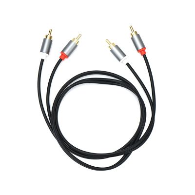 Chaunceybi Audio Aux Cable 2RCA to Amplifier HIFI grade shielded stage speaker TV Video