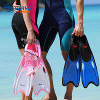 Professional Scuba Diving Fins ผู้ใหญ่ปรับว่ายน้ำรองเท้าซิลิโคนยาว Submersible Snorkeling เท้า Monofin Surf Flippers