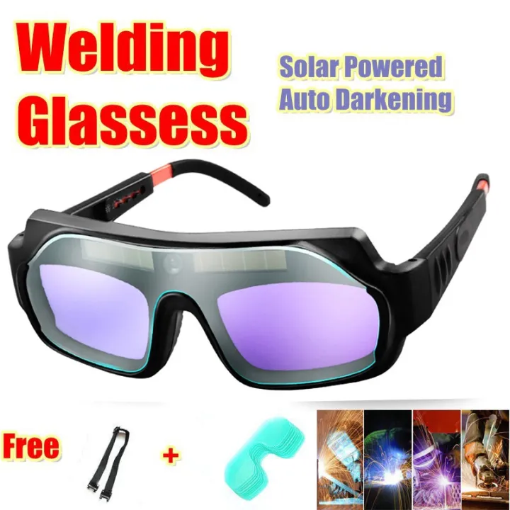 Welding glasses goggles solar welding mask welding automatic darkening ...