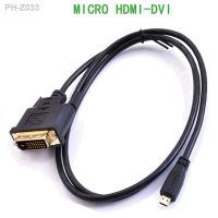 Aux Cable Micro HDTV- compatible Male to DVI 24 1 Micro HD to DVI high-speed transfer rate Conversion line strong flexibility