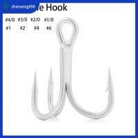 ZHANXENG498 5Pcs/SET Super Sharp ล่อน้ำเค็ม อุปกรณ์ตกปลา อุปกรณ์ตกปลา Triple Anchor Hooks Fishhooks 4X Treble Hook Sea Trolling