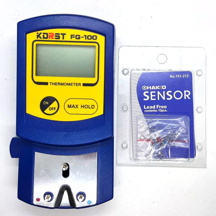 Digital Soldering Iron Tips Thermometer Temperature Tester Free 5