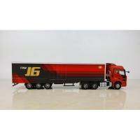 Die-Casting 1:64 Scale FAW Jiefang ภาชนะบรรจุ J6การ์ดรวม J6ของขวัญของตกแต่งโมเดลรถบรรทุกโลหะผสม