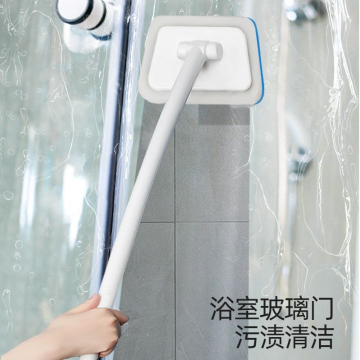 cod-multifunctional-trapezoidal-bathtub-brush-bathroom-cleaning-tile-glass-floor-long-handle-sponge-window