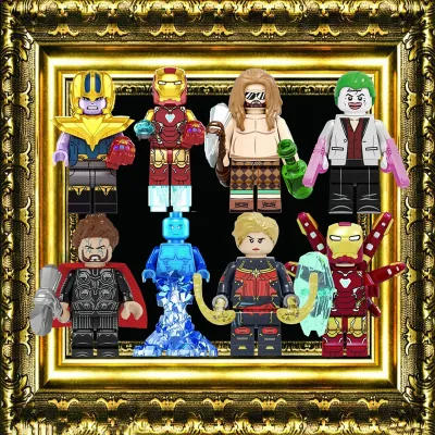 Mark 85 Hydro Man Captain Marvel Thor ของขวัญวันเกิดของเล่นเพื่อการศึกษาสำหรับเด็ก DIY Building Blocks Minifigures Bricks Movie