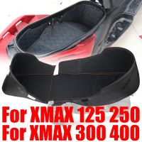 อุปกรณ์เสริมของยามาฮ่า X-MAX 300 Xmax 125 250 400 XMAX250 XMAX300อุปกรณ์เสริมกล่องเก็บของที่นั่งเบาะผ้ายางปูท้ายรถตัวป้องกันด้านใน