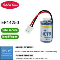 KTS ดั้งเดิม ER14250 DVP-32EH โปรแกรมเดลต้า3.6V 2023High-Quality แบตเตอรี่ลิเธียม PLC ชุด40EH/80EH♟☎