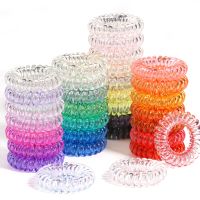 Hair Ties Colorful Elastic Plastic Band Rubber Cord Scrunchies Accessories Headwear Wholesale