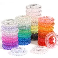 【YF】◆✻✿  Hair Ties Colorful Elastic Plastic Band Rubber Cord Scrunchies Accessories Headwear Wholesale