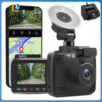 4K Driving Recorder ในตัว Wifi Gps รถแดชบอร์ดกล้องบันทึก Dash Cam พร้อม Uhd 2160P 170องศามุมกว้าง Night Vision