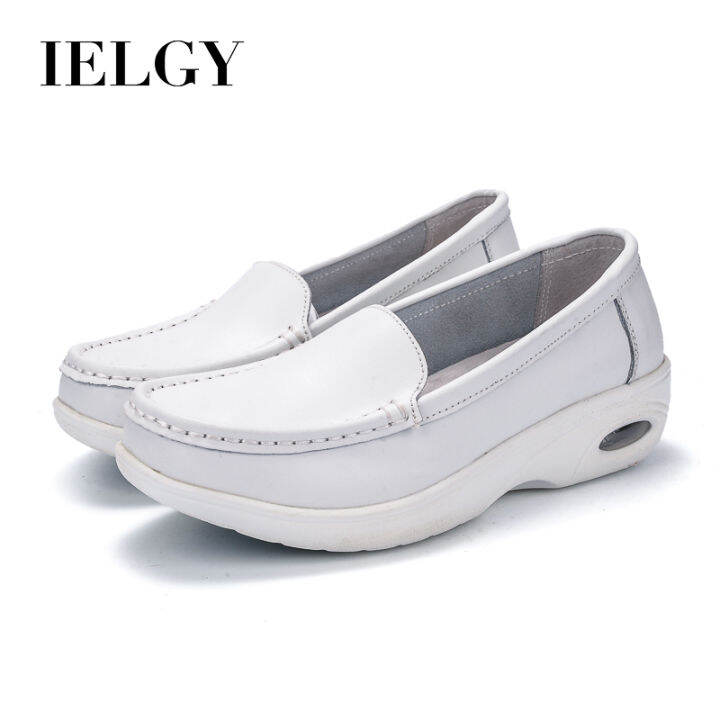 ielgy-size-36-40-white-nurse-shoes-for-women-slope-with-non-slip-korean-air-cushion-shake-shoes