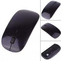 เม้าส์ เม้าส์ไร้สาย เมาส์ไร้เสียง คละสี Wireless Mouse คอมพิวเตอร์ Ultra Slim 2.4G 10M ปุ่มออกแบบเสียงเงียบ รุ่นใส่ถ่าน