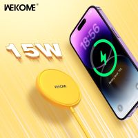 WEKOME Magnetic 15W Wireless Fast Charger with Type-C Cable Slim and Portable Charging Pad for iPhone 14 13 12 Airpods Pro