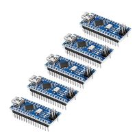 5PCS Nano V3.0 ATMEGA328P Module CH340C 5V 16M Mini USB Micro-Controller Board for Arduino(Nano X5)