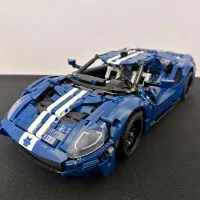 ใหม่1466ชิ้นรถสปอร์ตแบบ1:12 Ford GT บล็อกตัวต่อ42154รถแข่งประกอบอิฐของเล่นของขวัญสำหรับเด็กผู้ใหญ่