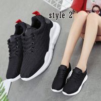 Fashion Women Casual Shoes Ladies Platform Sneakers Woman Sport Running Shoes Outdoor Soft Rubber Shoes Yoga Breathable Trainer Black White Pink Women Shoes High Quality Girls Safety Shoes Lace Up Walking Shoes for Women Wedge Running Shoe