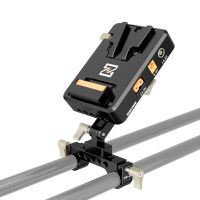 jfjg☊☽✺  ZGCINE VM-VP2 V Mount Battery Plate Supply Splitter With 14.8V Lock 5MM Rod Clamp standard