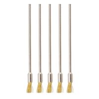 3mm Brass Stainless Steel Wire Pen Brush Rotary Tool Die Grinder Removal Burrs