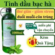 Tinh Dầu Bạc Hà 1000ml -Tinh dau bac ha -Khử mùi-Diệt Khuẩn, Chống Muỗi