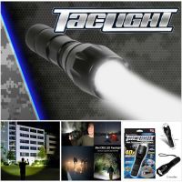 ( Promotion+++) คุ้มที่สุด ไฟฉายพลังเทอร์โบ ยอดขายอันดับ 1 ใน USA Taclight High-Powered Flashlight ไกล 500 เมตร สว่างกว่าไฟฉายทั่วไป 22เท่า!! ราคาดี ไฟฉาย แรง สูง ไฟฉาย คาด หัว ไฟฉาย led ไฟฉาย แบบ ชาร์จ ได้