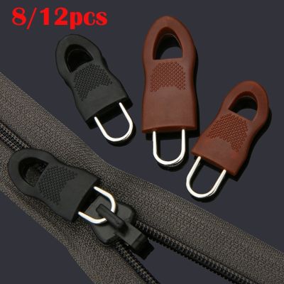 ♦✐ 8/12Set Replacement Zipper Puller For Clothing Zip Fixer For Travel Bag Suitcase Backpack Zipper Pull Fixer For Tent