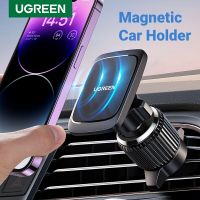 【New-in Sale】UGREEN Magnetic Car Phone Holder Air Vent Phone Mount Universial For iPhone 14 13 12 Pro Xiaomi Samsung Cell Phone Ring Grip