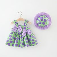 【Ladies shop】ฤดูLadies shopเด็กวัยหัดเดิน BabyClothes ชุดเด็กชุดน่ารัก Suspenders จุดครบชุด