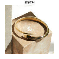 99TH-Power Fang Gold Spring Cuff กำไลข้อมือเขี้ยวเสือสีทอง