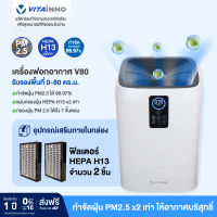 Vitainno เครื่องฟอกอากาศ รุ่น Vita-Health V80 สำหรับพื้นที่ 80 ตร.ม.(ไม่มีแถม)