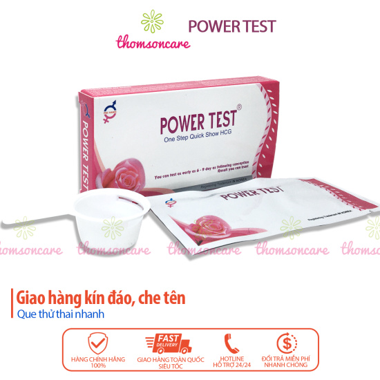 Power test - test thử thai nhanh, chính xác - giao hàng kín đáo - ảnh sản phẩm 2