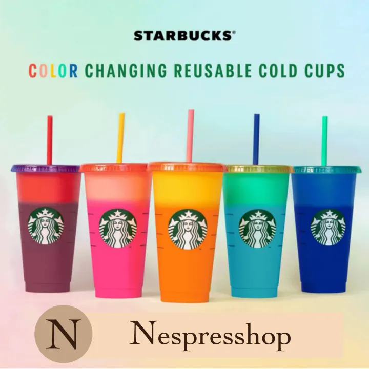 starbucks with color changing cups