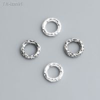 ? ของขวัญ DIY ของขวัญเครื่องประดับ Knock s925 pure silver surface circle bead insulation of DIY beads bracelet accessories donuts spacers closed